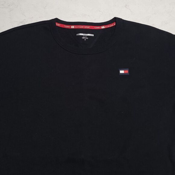 Tommy Hilfiger Sport Flag Logo Mens Short Sleeve Pullover Sweatshirt Size M NWOT - Picture 7 of 8